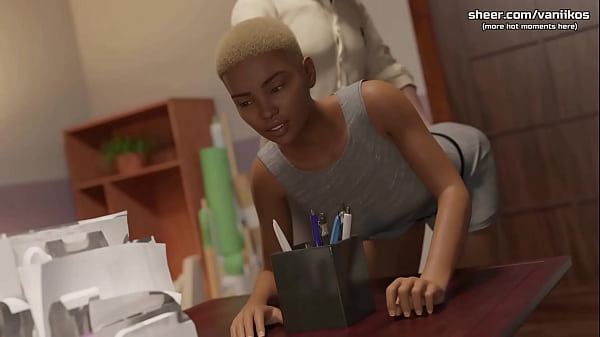 Play MP4 - Short Hair Black Ebony MILF Teacher With A Hot Ass Fucks A Big Young Cock At College&period; She Gets Caught Fucking By Her Boss &vert; Taboo University&lpar;Steam game&rpar; &vert; 3D Animated Hentai Game &vert; Part &num;5