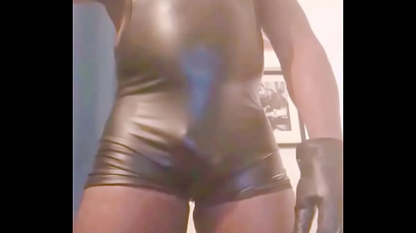 Latex Nasty P*ig Solo Cock Fondling, Smoking Titplay