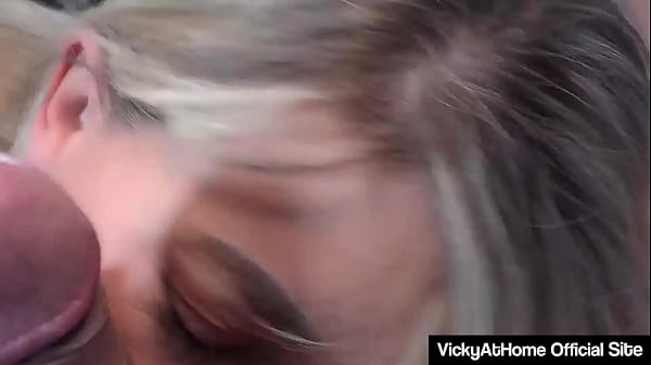 Play MP4 - Hot Blonde Vicky Vette Gives A Great BJ Until Getting Cum On Her Tits&excl;