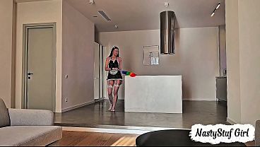 Nonton "use The Right Hole!" Punishing Dad&rsquo;s Naughty Asian Maid Anally thumbnail