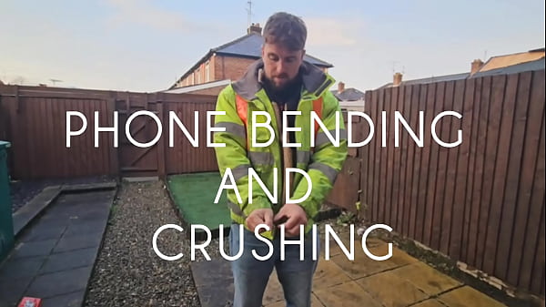 Bending and absolutely destroying my phone 