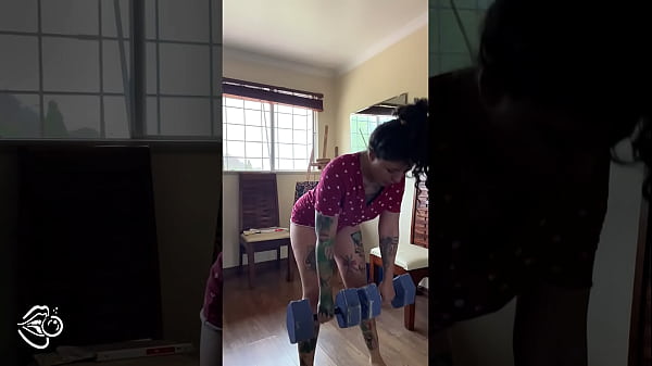 A hot morning getting sweaty and naked for you 