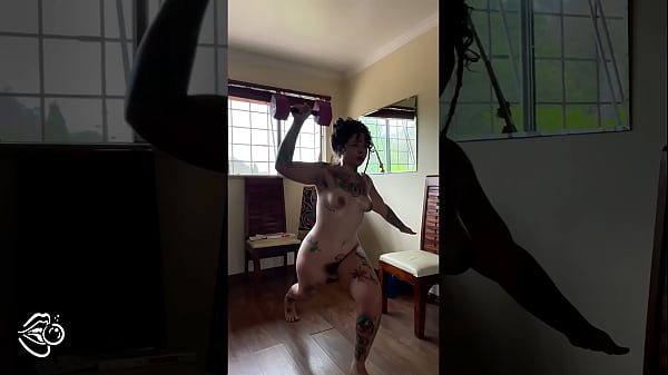 A hot morning getting sweaty and naked for you