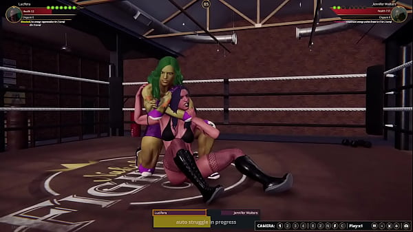 Lucifera VS Jennifer Walters Naked Fighter 3D