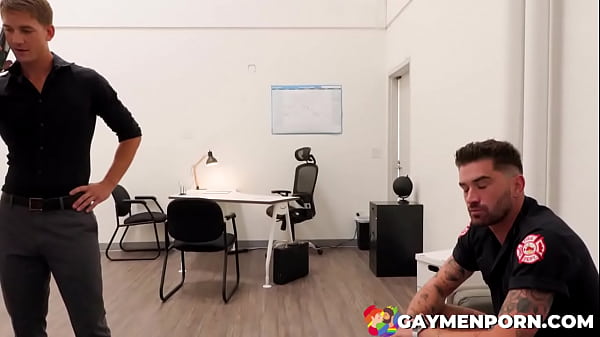 Play MP4 - when fireman Chris Damned comes to check out Brandon Anderson's pipes