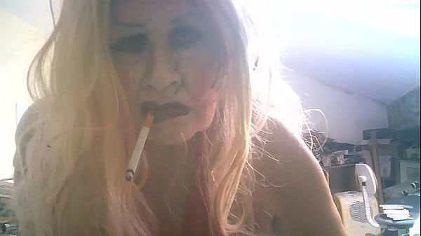 Filthy sissy slut, Sarah, smokes like the slag tramp she is, wants to be degraded, be your toilet slave, eat your crap 