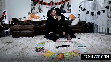 Goth Stepsister And Stepbrother Fuck On Halloween thumbnail