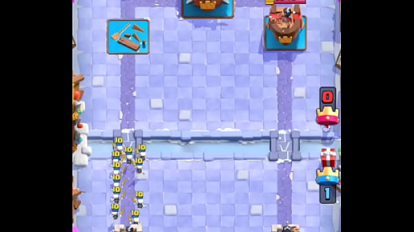 Me cojo a mi rival en Clash Royale con cementerio y hielo*Se rinde* 