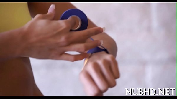 Playgirl with tiny boobs rides hard