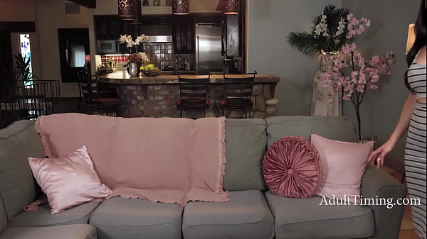 Clumsy cute neighbor gets laid 