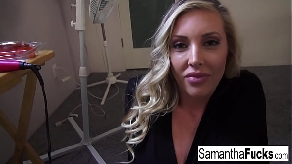 Sexy babe gets his huge cock