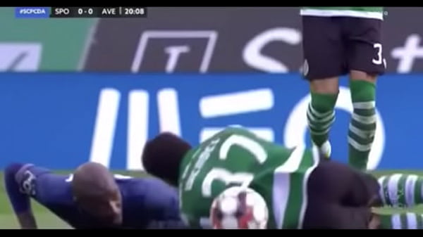 Football player show cock 