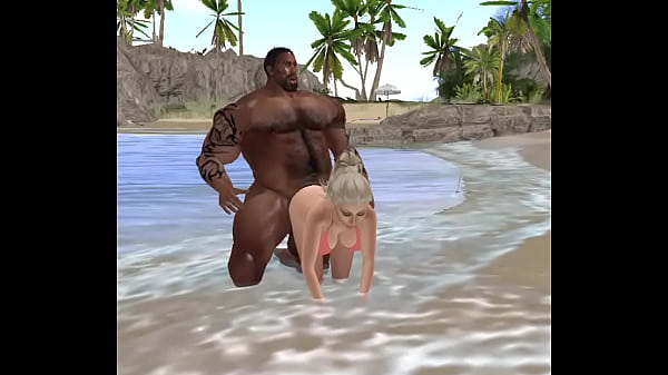 lucky beach bimbo_gets worked out_by big duane brown s bbc
