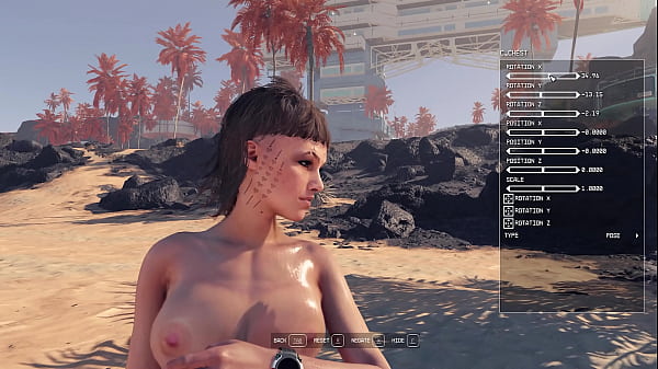 Starfield big boobs character naked mods showcase