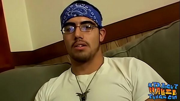 Hairy straight seducer masturbating solo 