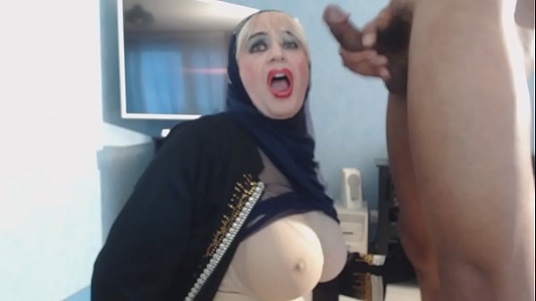 cumshot on  my hijab 