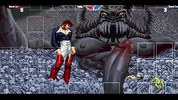 Iori VS Leoba Heidern KOF MUGEN 