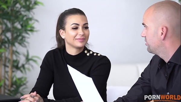 Hot Secretary Susy Gala Can'tbe Happier than with One Cock in Her Pussy and One in_Her Mouth