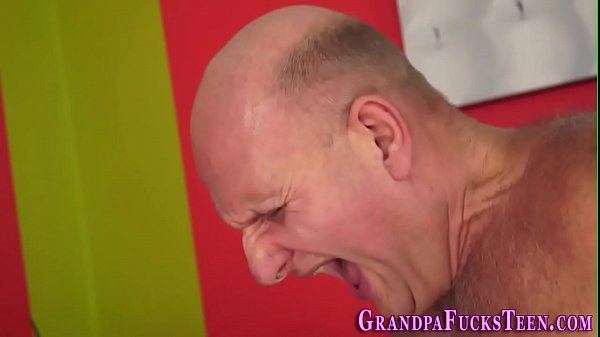 Teen fuck old man for cum 