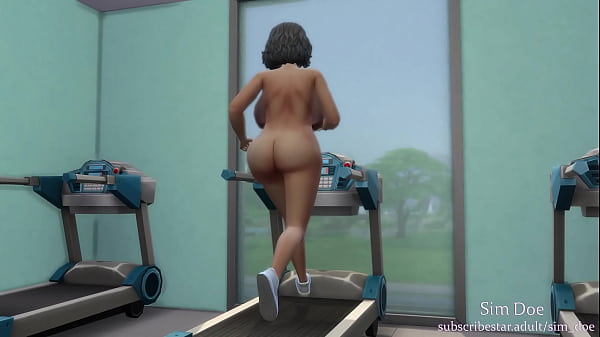 Play MP4 - Hot gilf at the gym