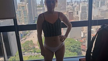 Nonton A Man Arrives Home Early And Catches His Cleaning Lady In Her Underwear, So He Decides To Shove His Penis Down Her Throat thumbnail