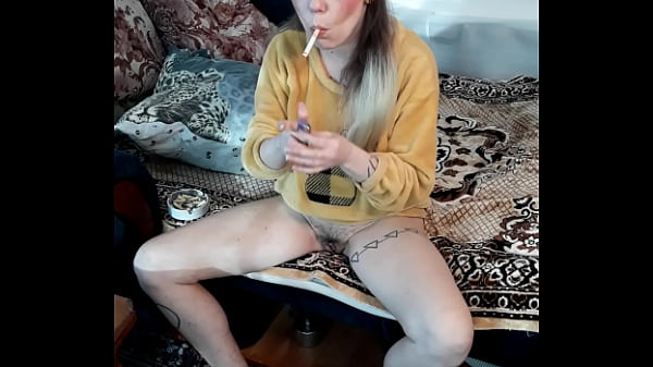 stepsister_smokes a_cigarette