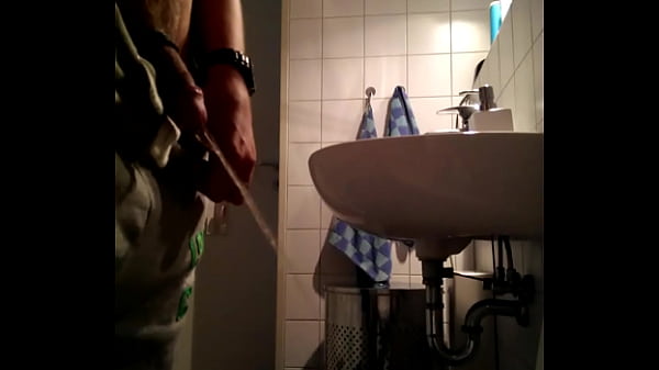 My uncut cock pissing 