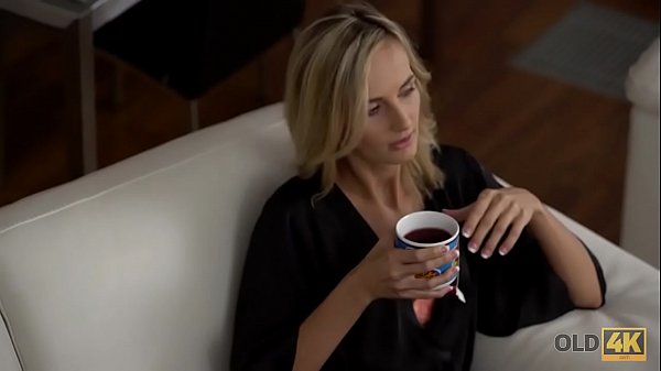OLD4K. Sweet blonde gives a blowjob to old man and gets banged 