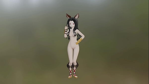 GBF Scathacha Hentai Nude Pokedance Song NSFW MMD 3D Black Hair 