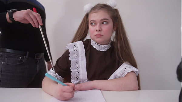 Play MP4 - You don 't listen to Daddy &comma; you don 't learn your lessons &comma; you dirty schoolbabe &excl; First ANAL
