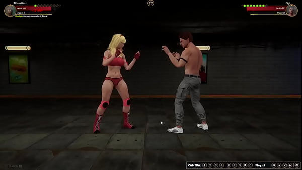 Tiffany vs gigi nf3d mma mixed fight combat blowjob battle 