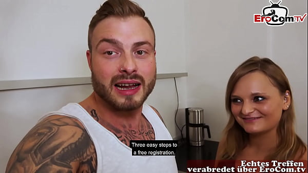 German Normal Girl Try Porn Casting With New Boyfriend thumbnail