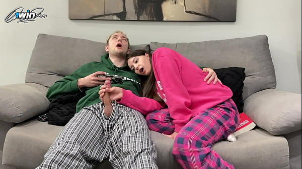 1WINPORN Handjob Cum Compilation Little Step Sister Jerking Off Step Brother Big Dick For_Cumshot