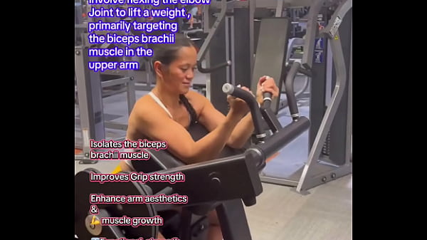 Bicep curls #beginnerworkout #fitnesstutorial #workouttutorial #howto #form #technique#biceps