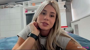 Nonton Minha Bucetinha Ficou Melada De Esfregar O Pau Os P&eacute;s - Aline Novak thumbnail