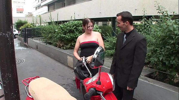 Bisexual  guys horny threesome with French girl 