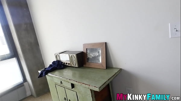 Gorgeous stepsis takes a burly fat cockhard from the back