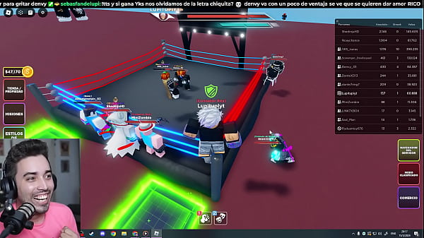 Pelea de box en roblox 