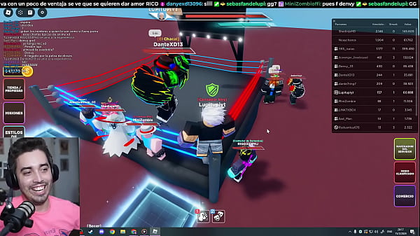 Pelea de box en roblox 