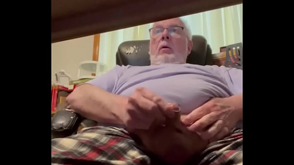 Showing off of small cock under desk 