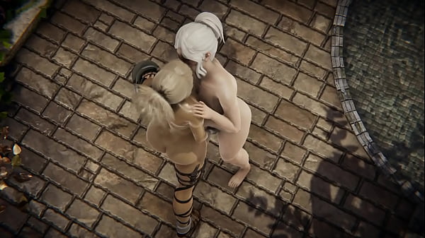 Ciri has lesbian sex with Riven with herwet body_[Full Video] 5m