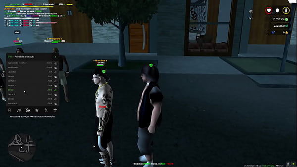 Cachorra safada sendo comida em pé