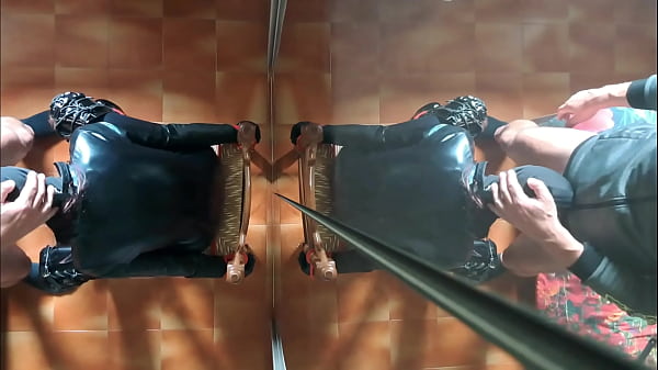 Milf chairtied throatfucked with ring gag and throatpie 