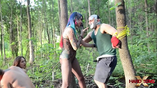 Play MP4 - Vandal Vyxen's fuck orgy in the wood part 2