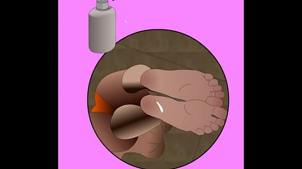 Animated cumshot on soles nasty 