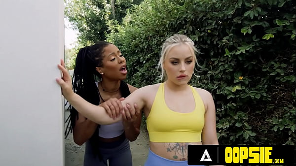 OOPSIE_Hot KiraNoir s_Bestie Gets Aroused While SeeingHot Woman Walking Her Husband With A Leash