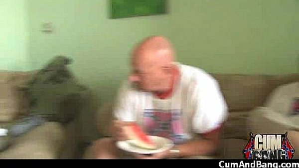 Nasty Black Girl Grouped And Facialed 18 thumbnail