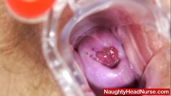 Nurse gapes her_unshaven_hole