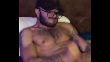 Real Amateur Muscle Guy Stroking On Bed - Intense Pov Blazex thumbnail
