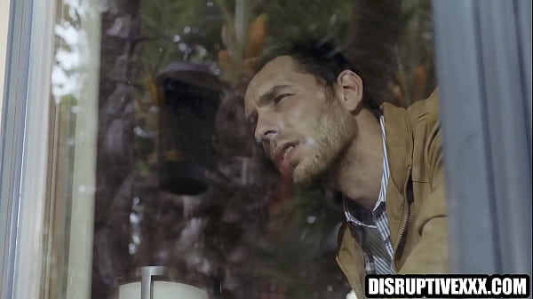 Stalker spying on his crush having gay sex 